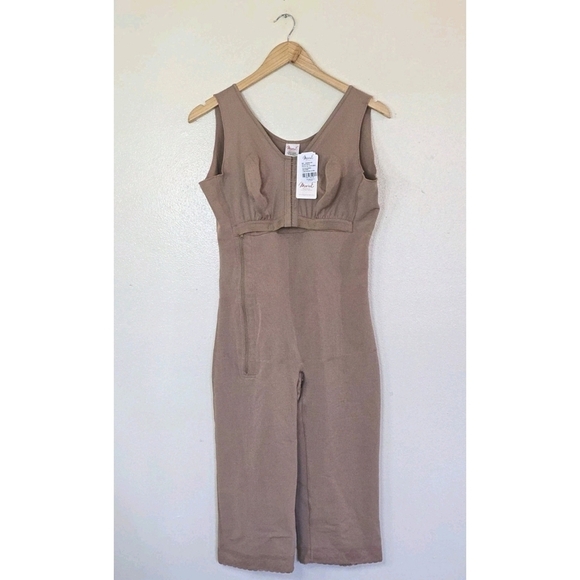 MariaE Other - MariaE Fajas Capri Bodysuit XXL Mocha Post Surgical Compression Shapewear